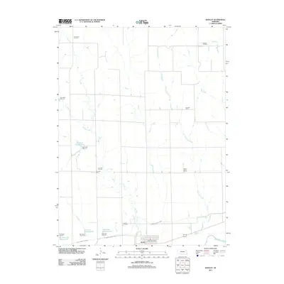 2011 Map of Bartley, 2011 Print