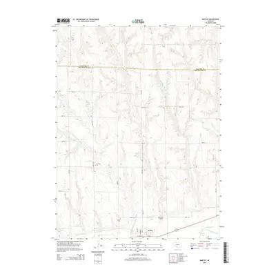 2014 Map of Bartley, 2014 Print