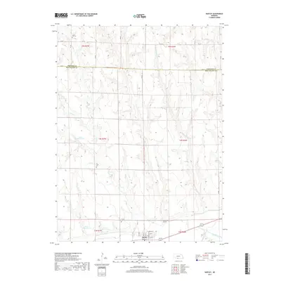 2017 Map of Bartley, 2017 Print