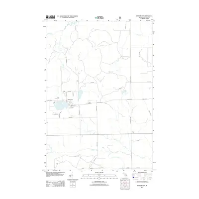 2012 Map of Barton City, 2012 Print