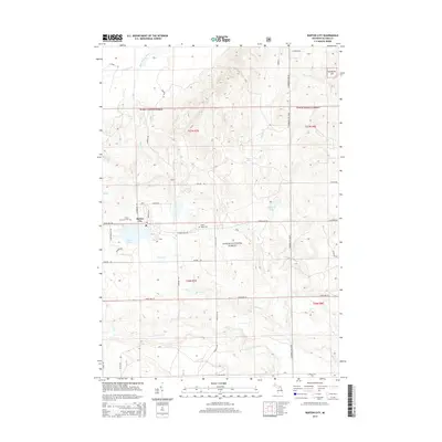 2014 Map of Barton City, 2014 Print