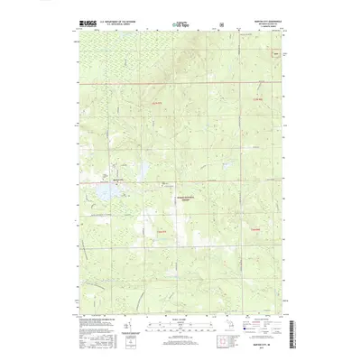 2017 Map of Barton City, 2017 Print