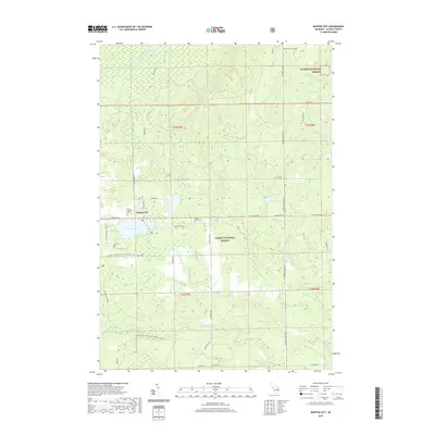 2019 Map of Barton City, 2019 Print