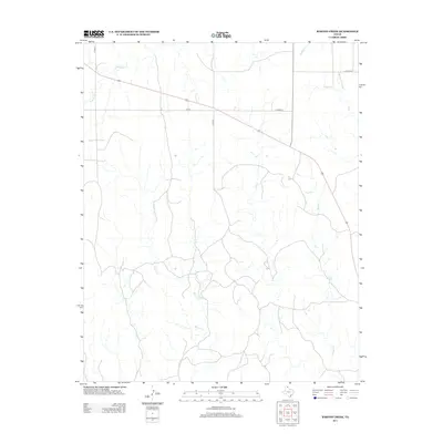 2012 Map of Barton Creek, 2012 Print