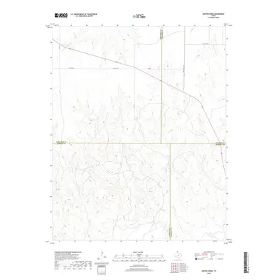 2019 Map of Barton Creek, 2019 Print