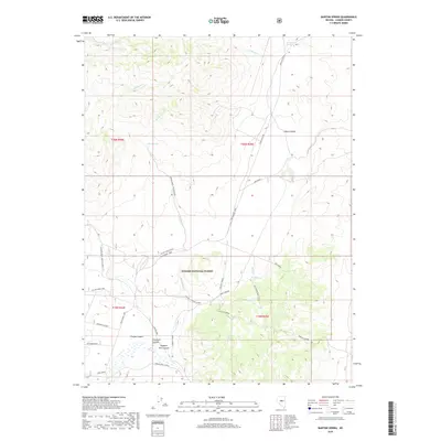 2018 Map of Barton Spring, 2018 Print
