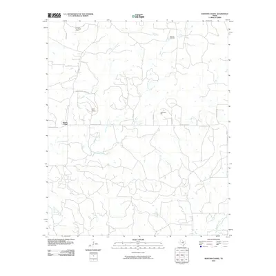 2010 Map of Bartons Chapel, 2010 Print