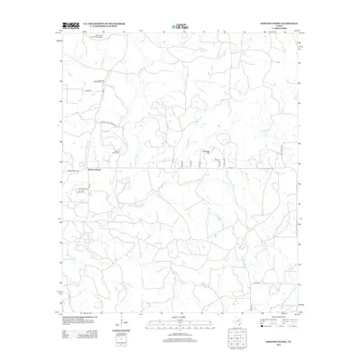 2012 Map of Bartons Chapel, 2012 Print