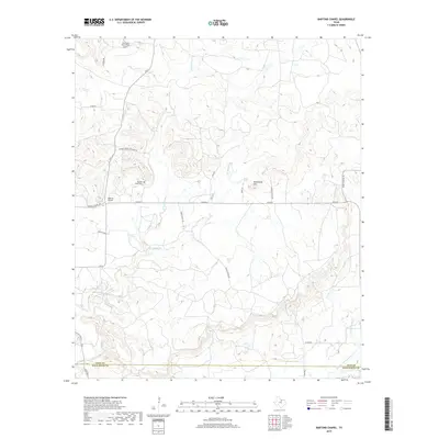 2019 Map of Bartons Chapel, 2019 Print