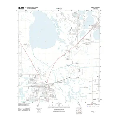 2012 Map of Bartow, 2012 Print