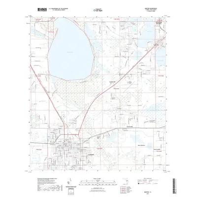 2021 Map of Bartow, 2021 Print