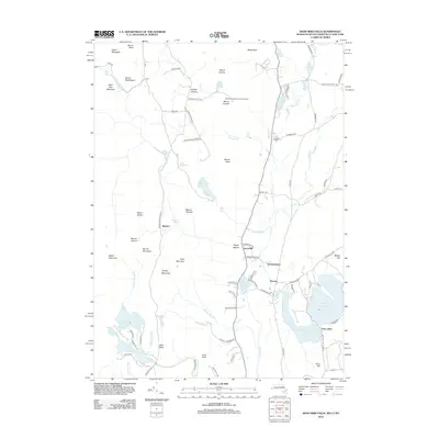 2012 Map of Bash Bish Falls, 2012 Print