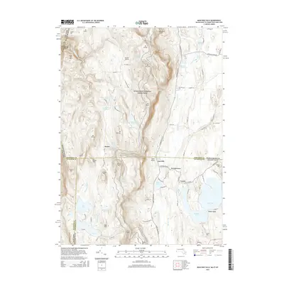 2015 Map of Bash Bish Falls, 2015 Print