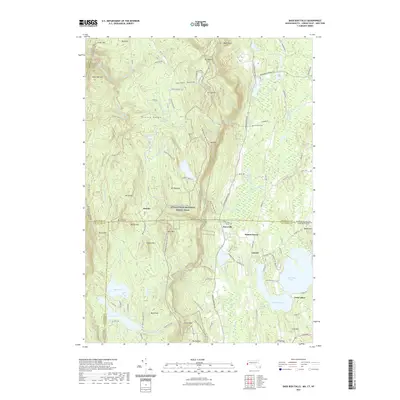 2021 Map of Bash Bish Falls, 2021 Print