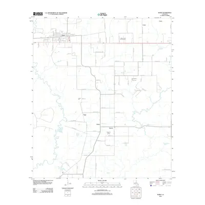 2012 Map of Basile, 2012 Print