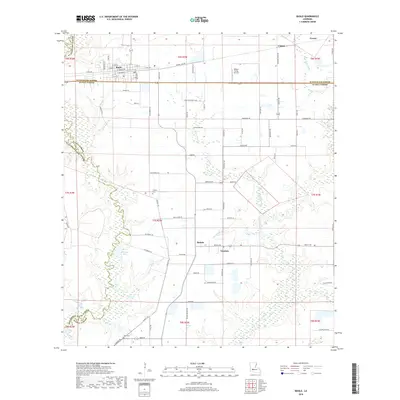 2018 Map of Basile, 2018 Print