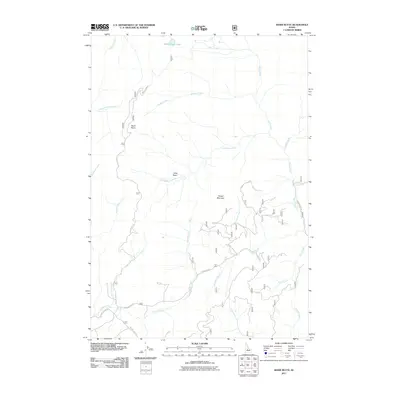 2011 Map of Basin Butte, 2011 Print