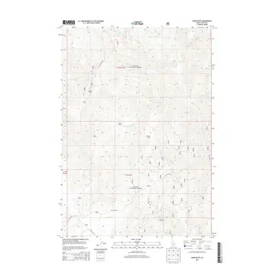 2013 Map of Basin Butte, 2013 Print