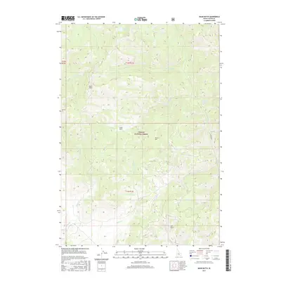 2017 Map of Basin Butte, 2017 Print