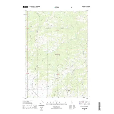 2020 Map of Basin Butte, 2020 Print