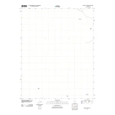 2011 Map of Basin Canyon, 2011 Print