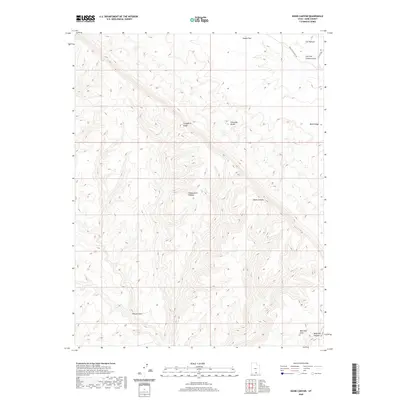 2020 Map of Basin Canyon, 2020 Print