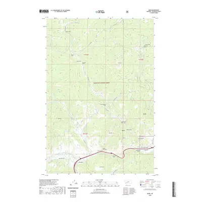 2020 Map of Basin, 2020 Print