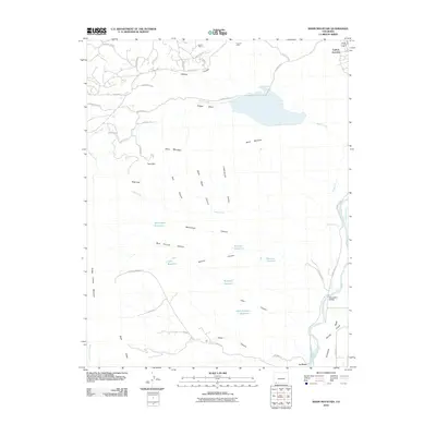 2010 Map of Basin Mountain, 2010 Print