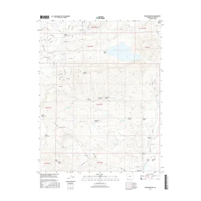 2016 Map of Basin Mountain, 2016 Print