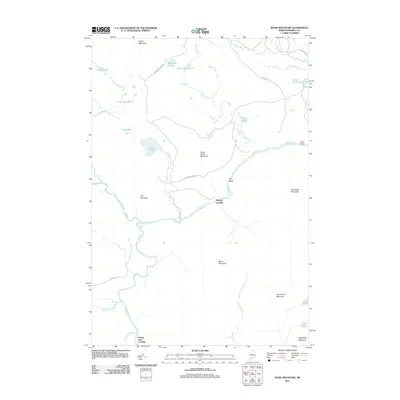 2011 Map of Basin Mountain, 2011 Print