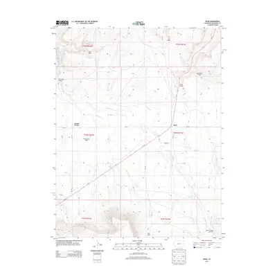 2013 Map of Basin, 2013 Print