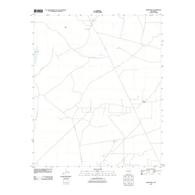 2010 Map of Basin Well, 2010 Print
