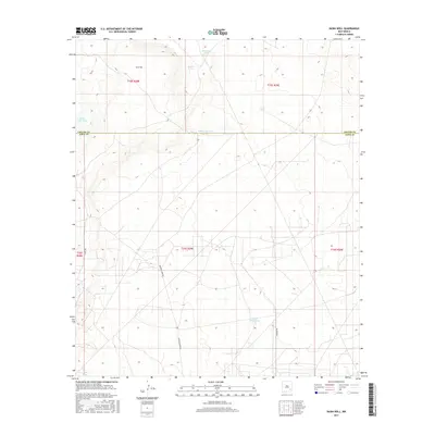 2017 Map of Basin Well, 2017 Print