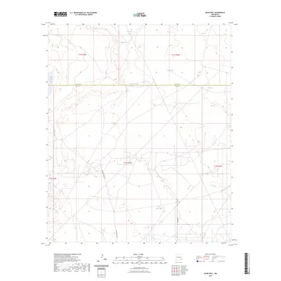 2023 Map of Basin Well, 2023 Print