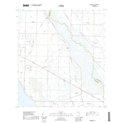 2018 Map of Basinger NW, 2018 Print