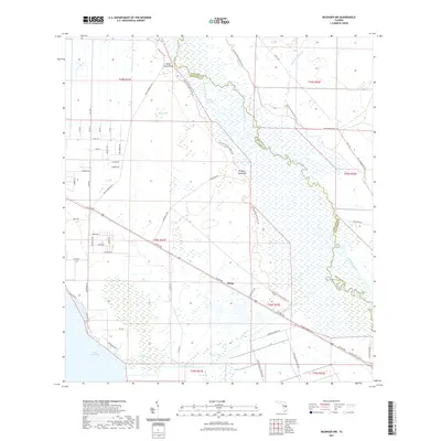 2021 Map of Basinger NW, 2021 Print