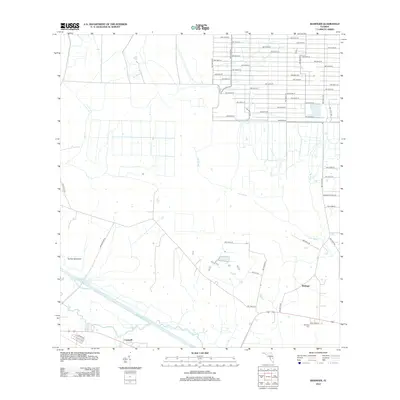 2012 Map of Basinger, 2012 Print