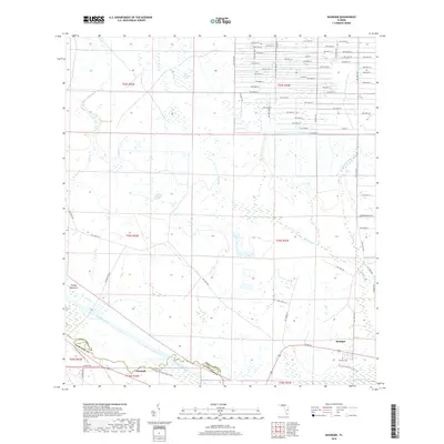 2018 Map of Basinger, 2018 Print