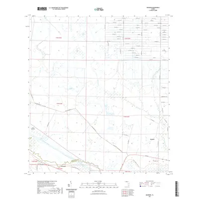 2021 Map of Basinger, 2021 Print