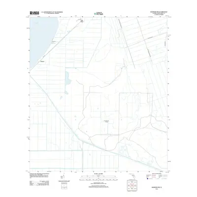 2012 Map of Basinger SW, 2012 Print