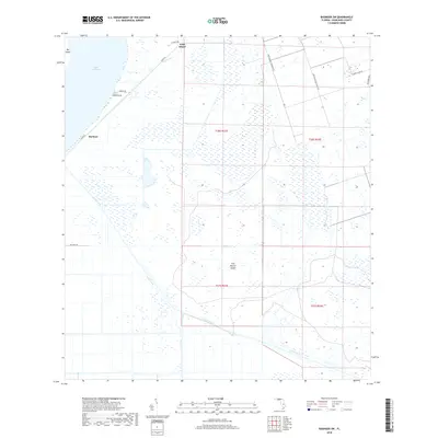 2018 Map of Basinger SW, 2018 Print