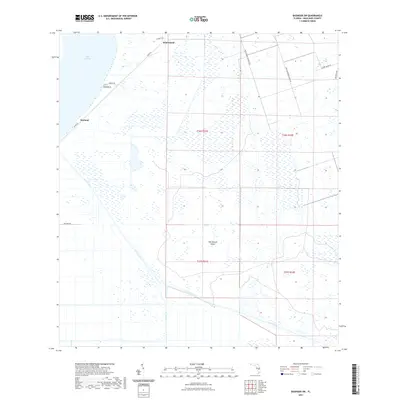 2021 Map of Basinger SW, 2021 Print