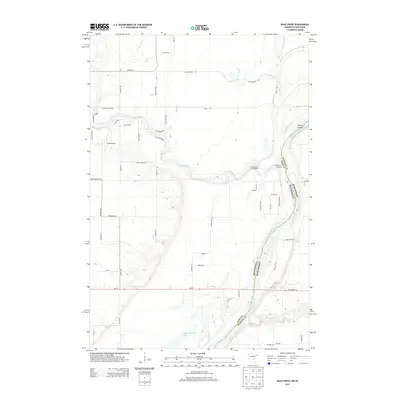 2013 Map of Bass Creek, 2013 Print