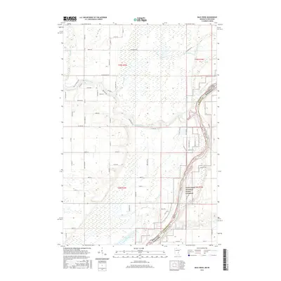 2016 Map of Bass Creek, 2016 Print