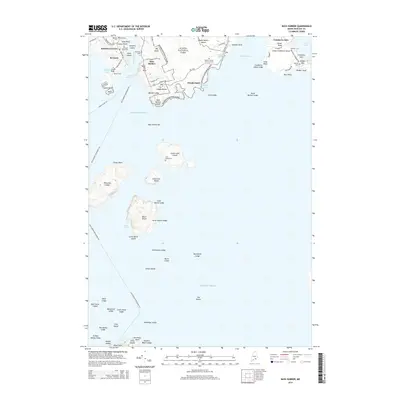 2014 Map of Bass Harbor, 2014 Print