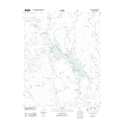 2012 Map of Bass Lake, 2012 Print