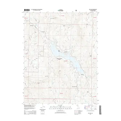 2015 Map of Bass Lake, 2015 Print