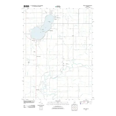 2010 Map of Bass Lake, 2010 Print