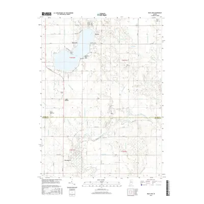 2016 Map of Bass Lake, 2016 Print