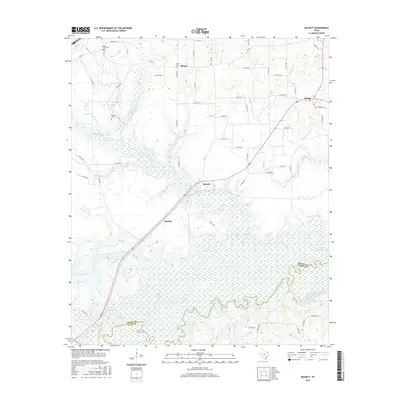 2016 Map of Bassett, 2016 Print